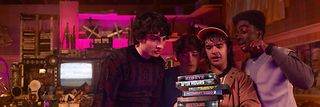 Vier Darsteller von Stranger Things