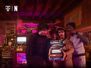 Vier Darsteller von Stranger Things