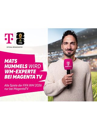 Noch ein Weltmeister für MagentaTV: Mats Hummels wird auch WM-Experte