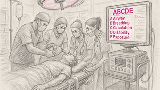 A trauma room, as envisioned by GPT-5.
