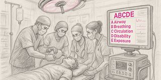 A trauma room, as envisioned by GPT-5.