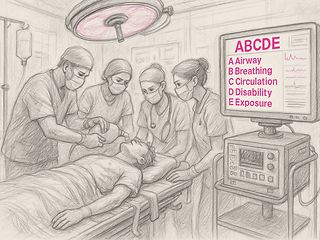 A trauma room, as envisioned by GPT-5.