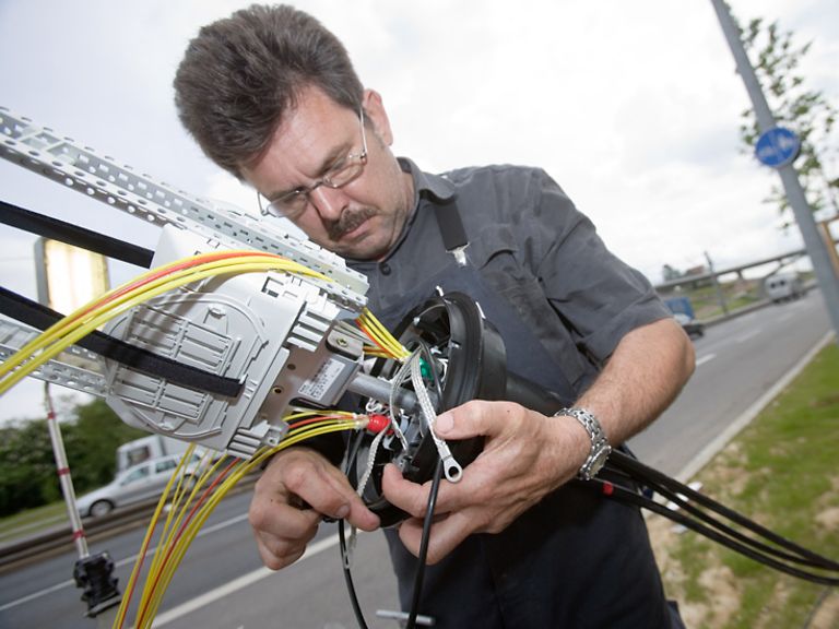 VDSL-Ausbau: Arbeiten vor Ort