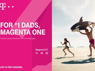 Internationale MagentaEINS-Kampagne "For #1 dads"