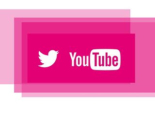 Logo Twitter und Youtube