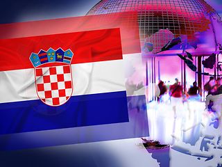 Illustration for NatCo in Croatia with country flag.