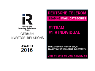 Picture German Investor Relations Award 2016