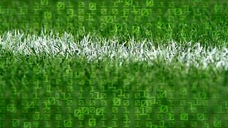 Ein Stück Fußballfeld