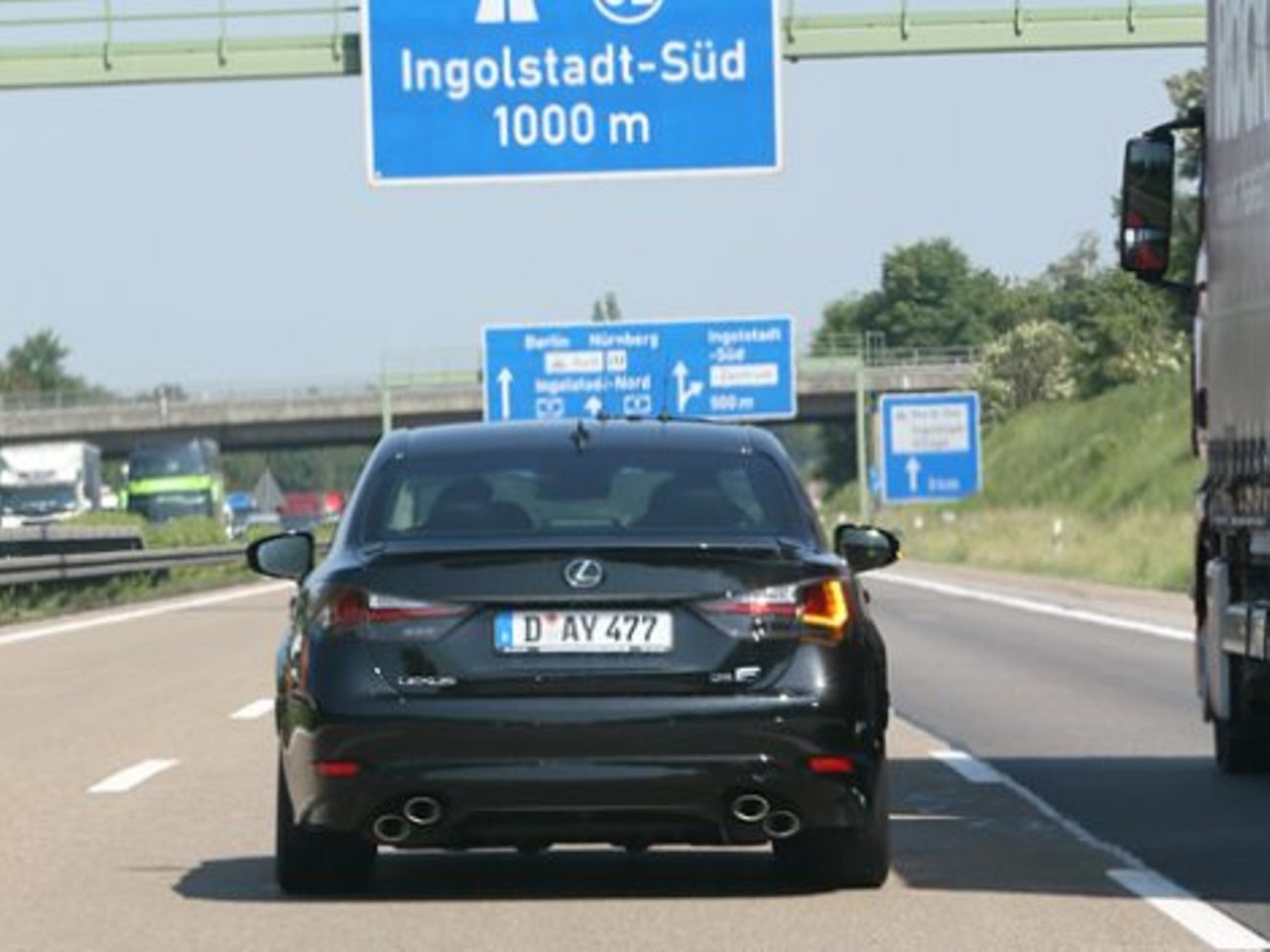 Car Car on a highway