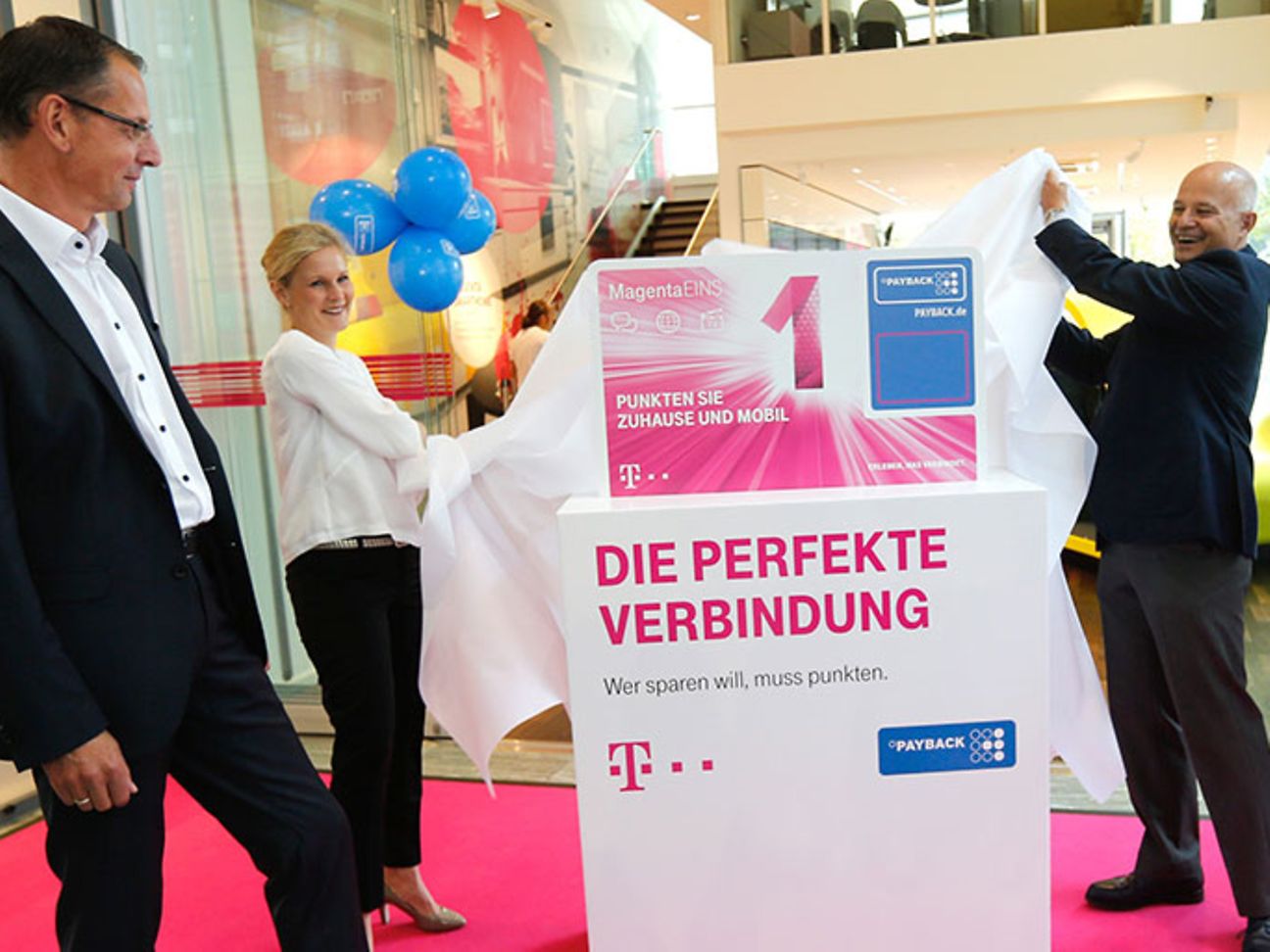 Enthüllung der neuen Telekom-Payback-Karte