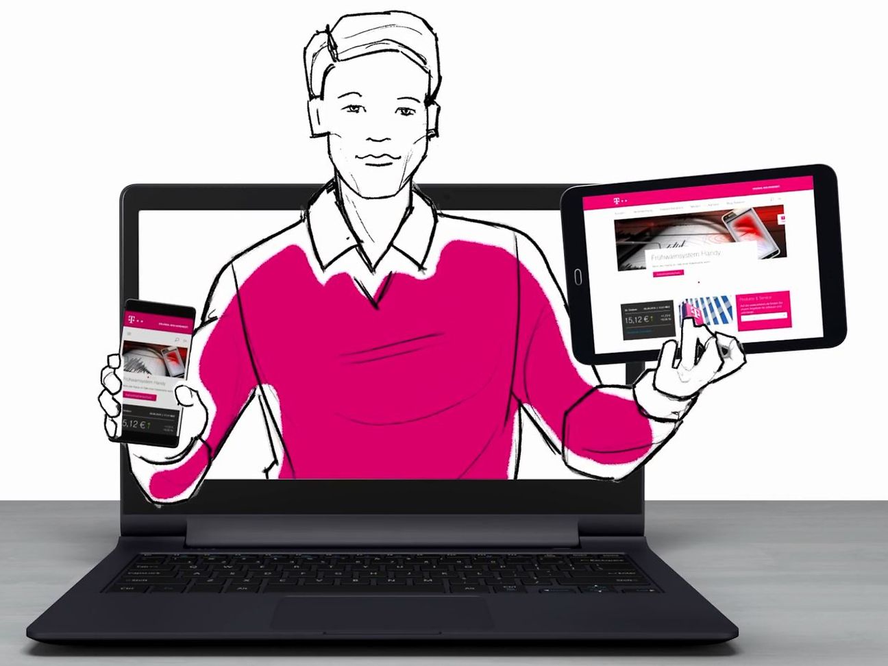 Relaunch der Unternehmens-Webseite www.telekom.com