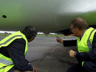 Der erste EAN Testflug