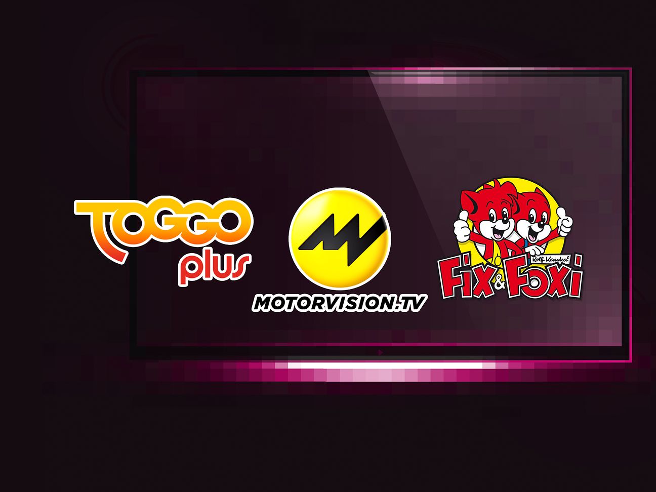 MOTORVISION TV, Fix&Foxi TV und TOGGO plus neu bei EntertainTV.