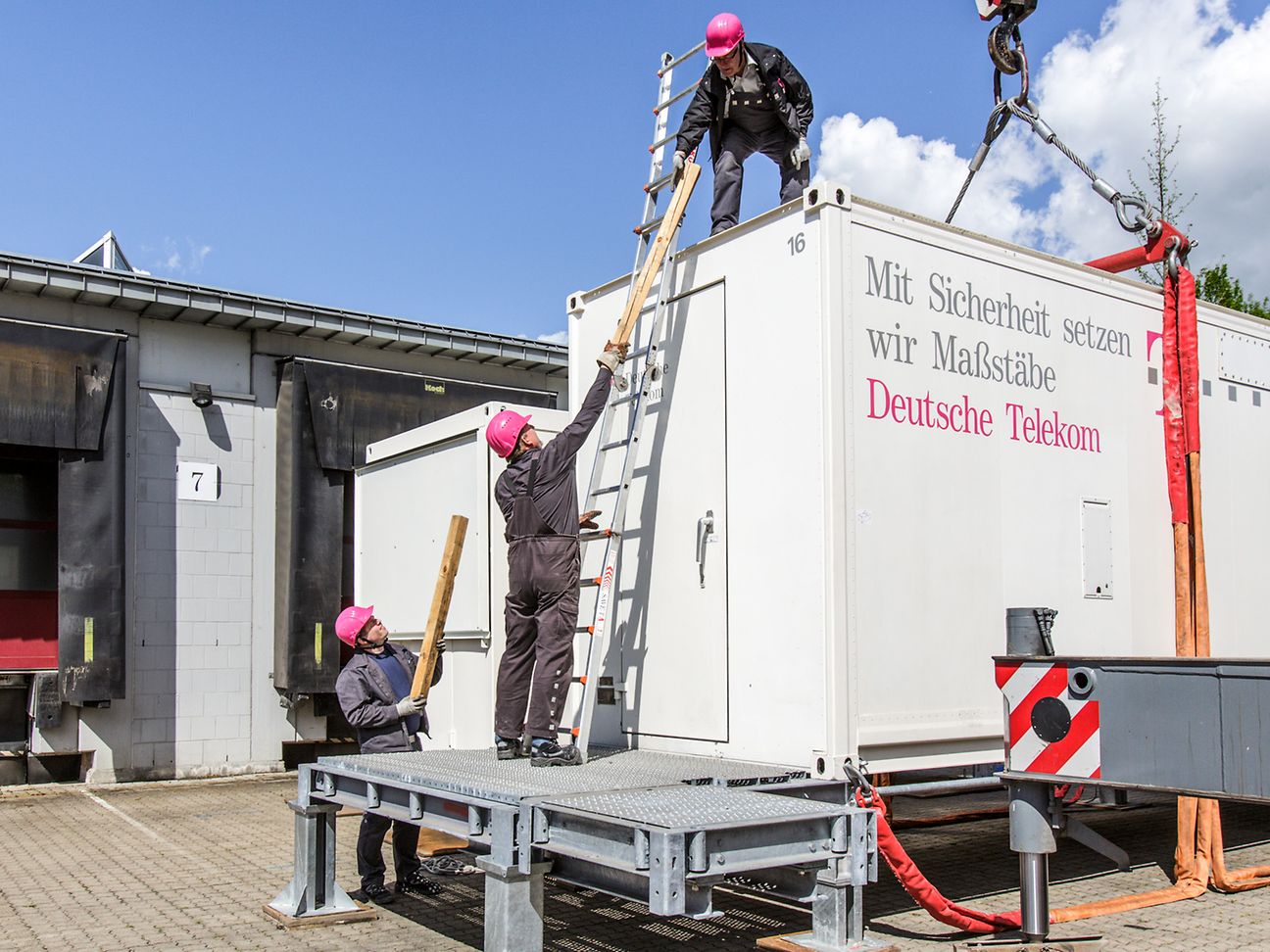 DRM-Team bei der Übung