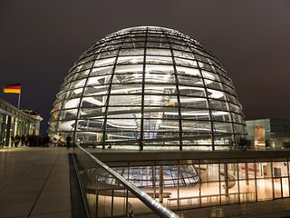 Kuppel auf dem Reichstagsgebäude
