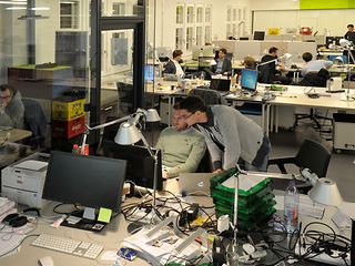 Der Open Office Space im hub:raum