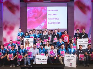 Unser internationales Hackathon Team