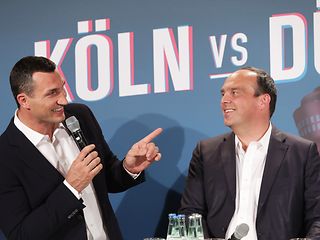 Dr. Wladimir Klitschko und Hagen Rickmann (v.l.)