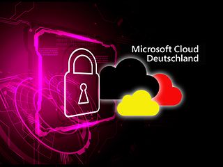 Symbolbild Microsoft Cloud Deutschland