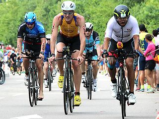 Roth Triathlon: Radfahren.