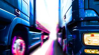 Symbolfoto Logistik (LKWs)