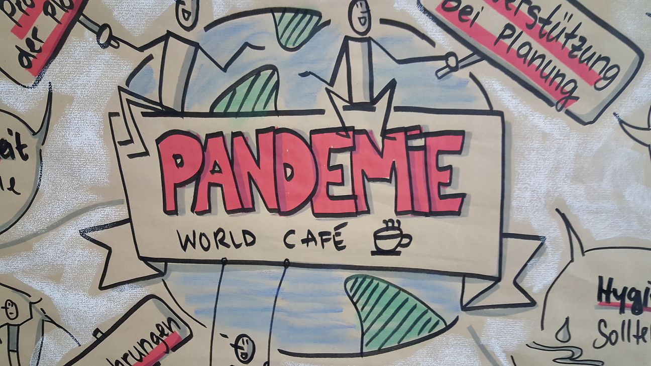At the Pandemie World Café.