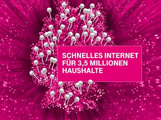 Schnelles Internet für 3,5 Millionen Haushalte.