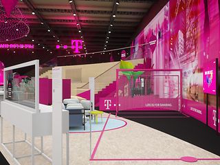 Telekom's booth at MWC 2018