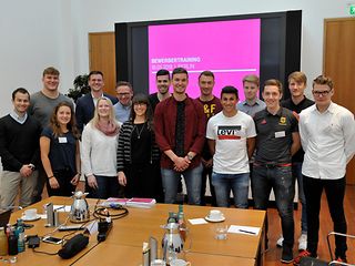 The participants of the application training session at Deutsche Telekom's Berlin Representative Office.