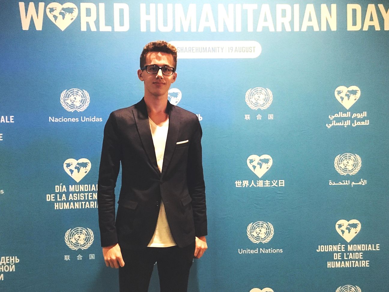 Roland Philippi attended the World Humanitarian Days of the United Nations