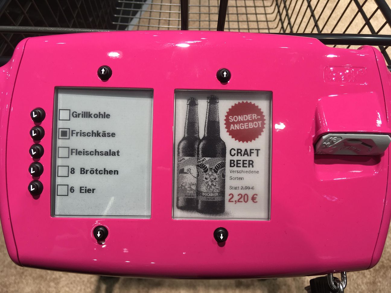Smarter Einkaufswagen