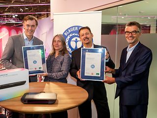 Handover of the Blue Angel certificates