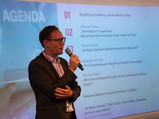 Mark Düsener, Vice President Health <nobr>T-Systems</nobr>.