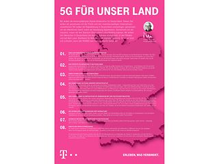 5G für unser Land: Der 8-Punkte-Plan der Deutschen Telekom zum Netzausbau.