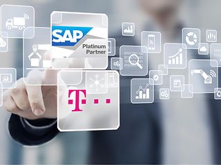 Markenlogos Telekom, SAP
