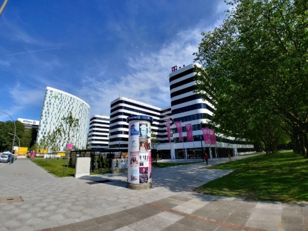 Buildings at Telekom location Hamburg