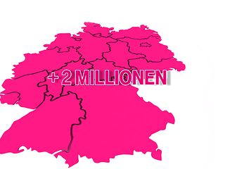 Mehr Tempo an fast zwei Millionen Anschlüssen.