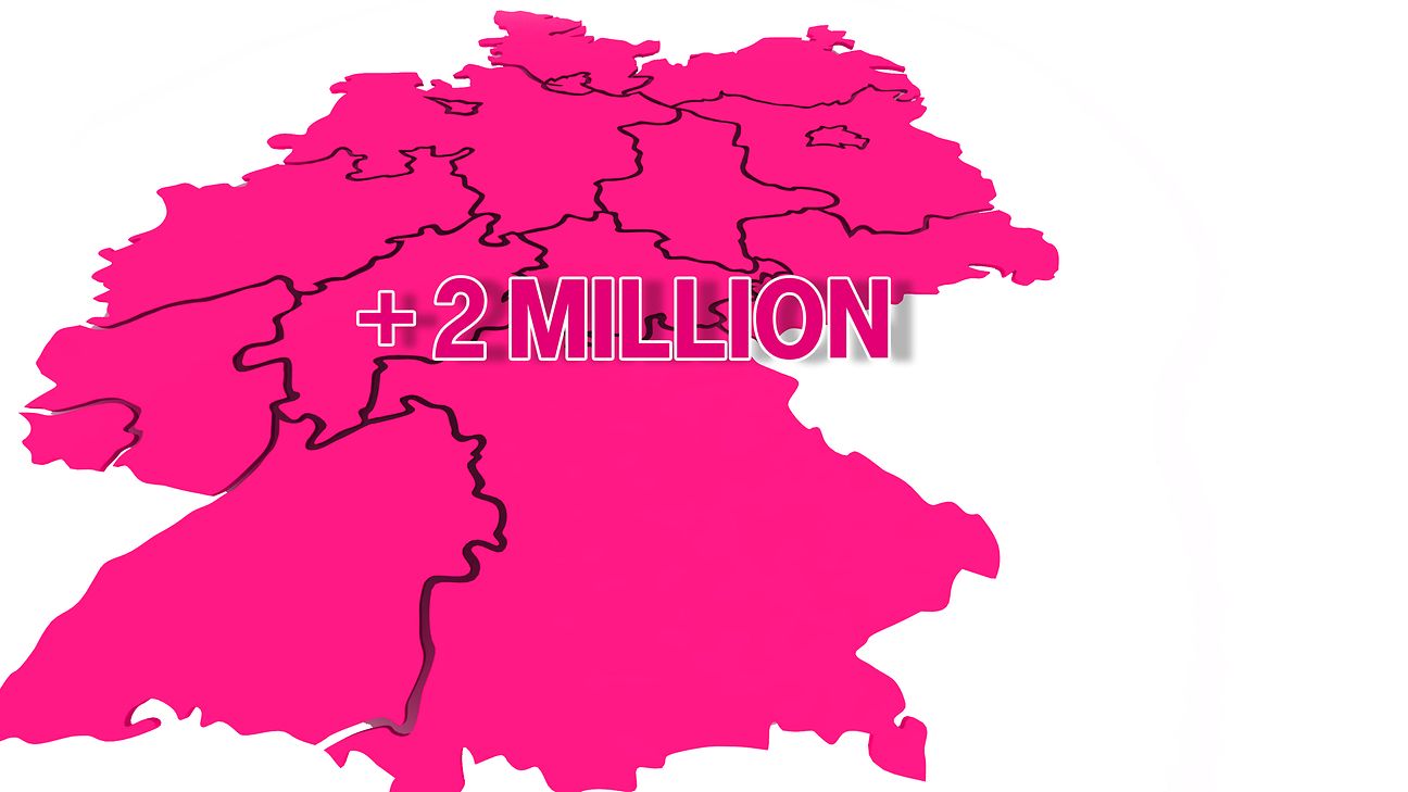 Even faster speeds for more two million connections.