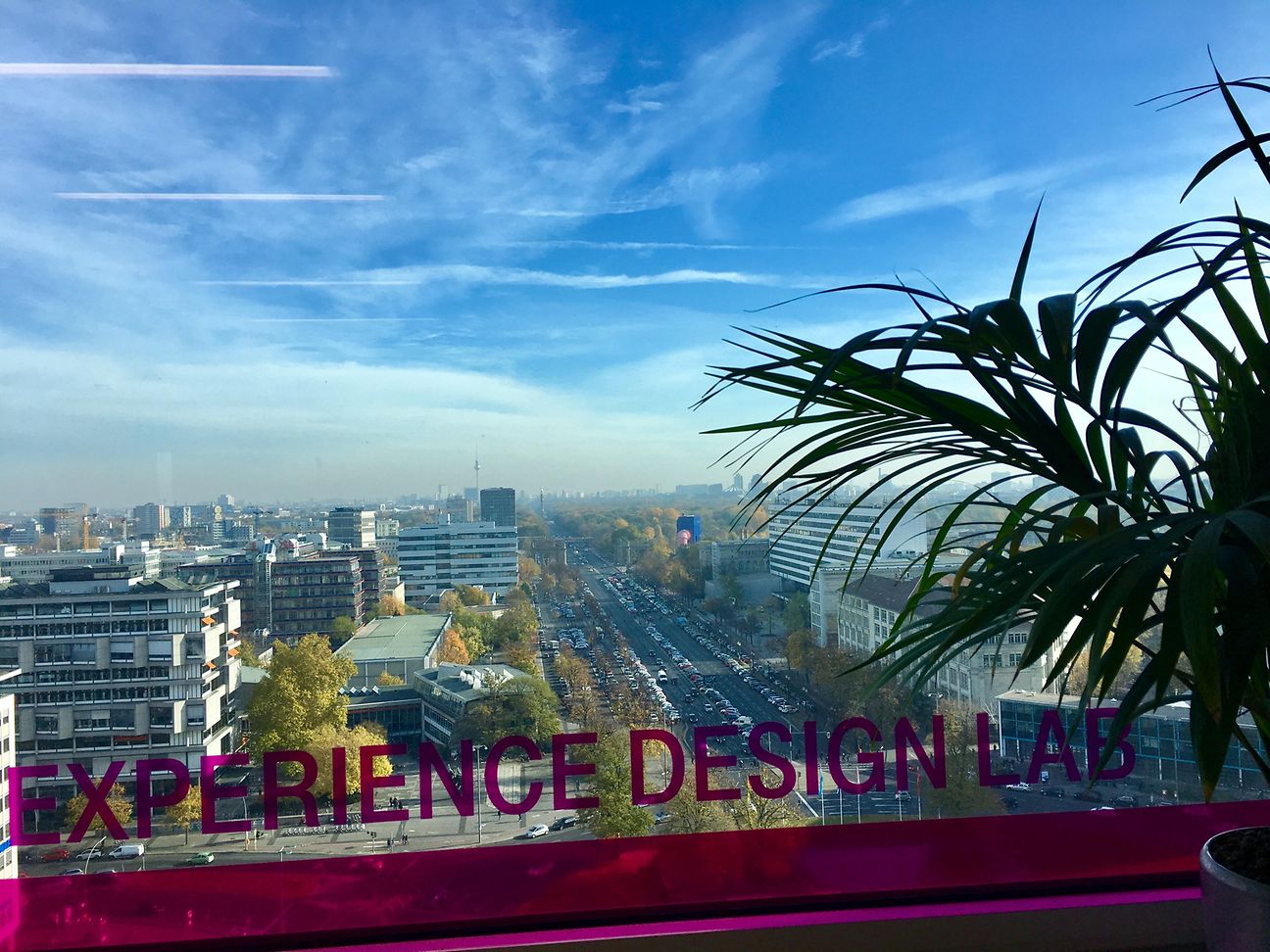 Blick aus dem Fenster der T-Labs.