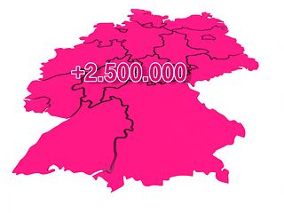 Mehr Tempo an zweieinhalb Millionen Anschlüssen.