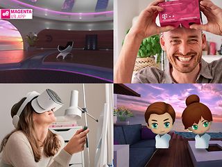 Magenta VR App: mit Freunden in der virtuellen Lounge treffen.