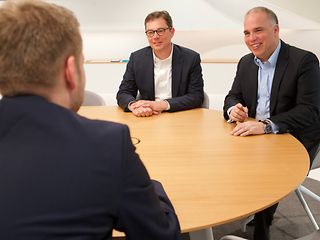 Dirk Wössner (right) and Dido Blankenburg