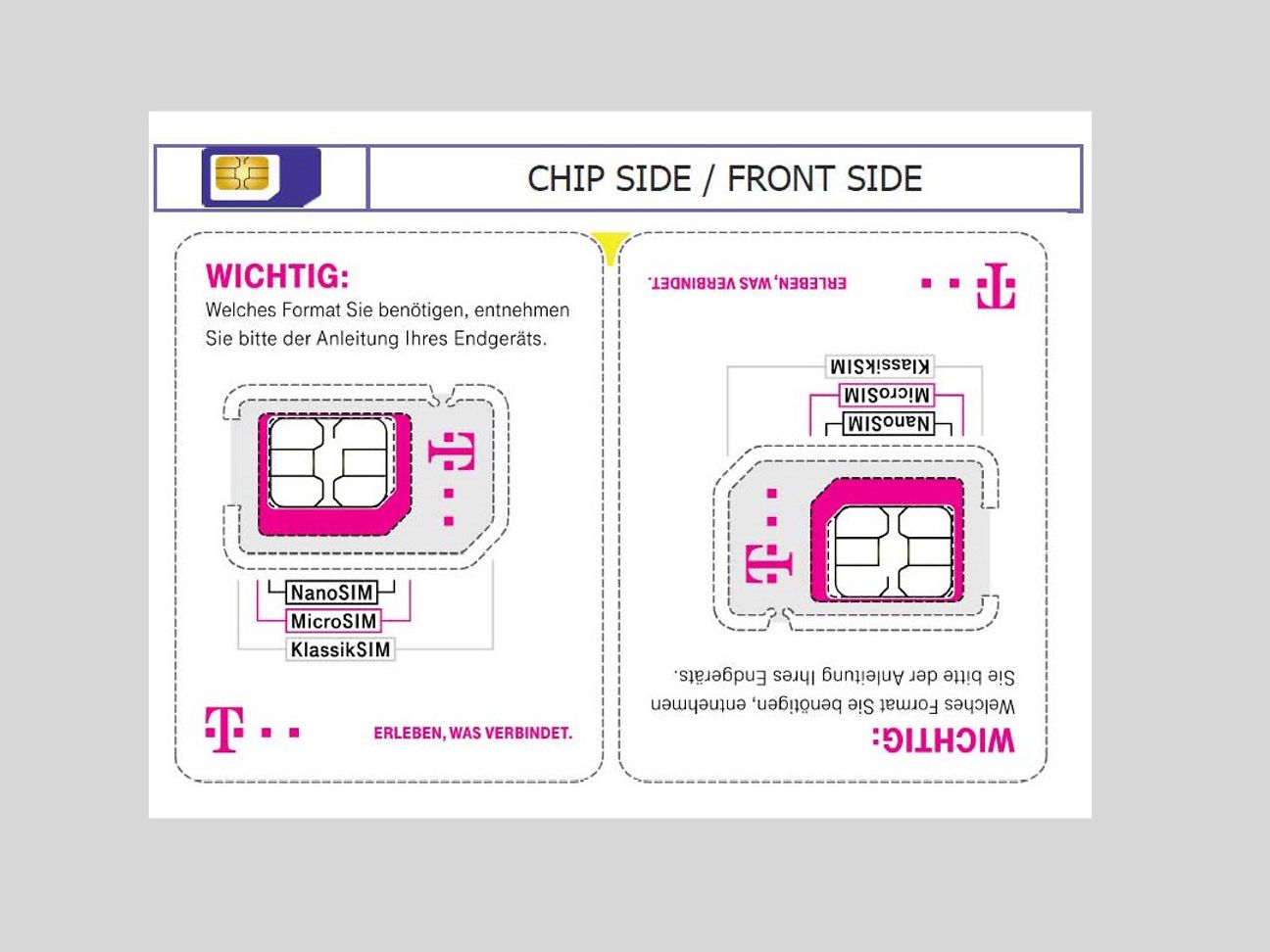 Less plastic waste: Telekom reduces SIM card size