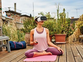 Relax with the Magenta Virtual Reality app.