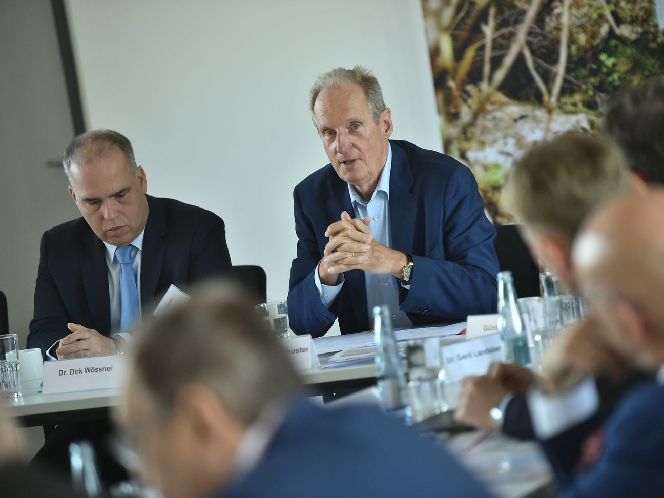 Dirk Wössner und Dr. Schuster (v.l.n.r.)