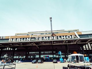 Ehemaliges Flughafengelände in Berlin-Tempelhof 