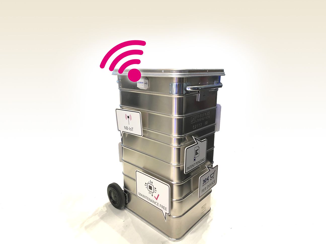 Telekom, Rhenus and Fraunhofer IML bring smart document bins into series production
