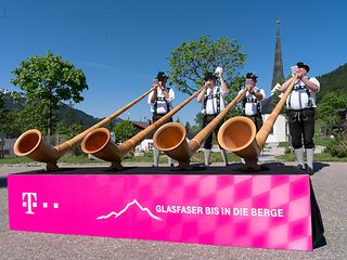 Alphornbläser von Balderschwang.