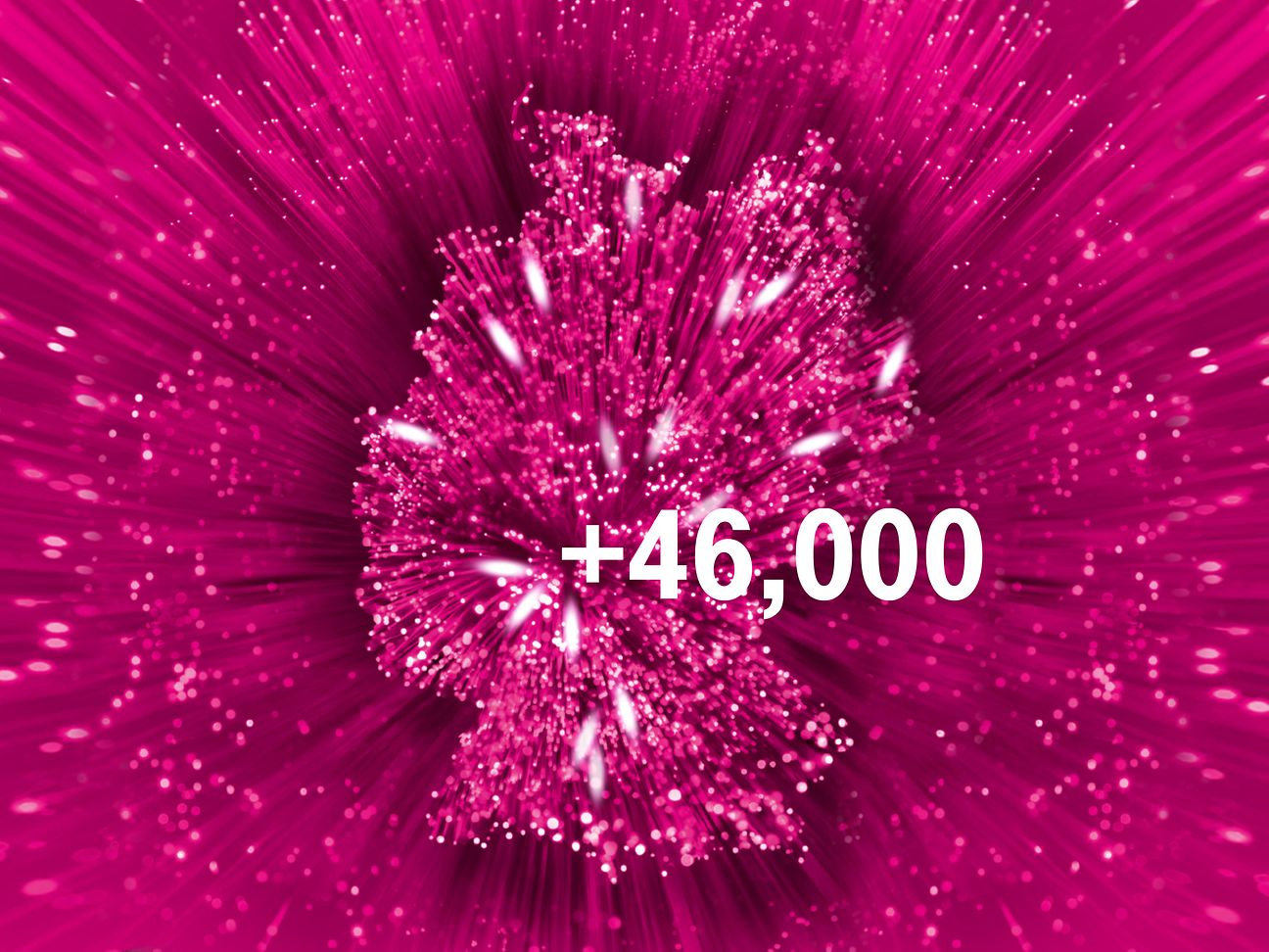 Up to 100 MBit/s for almost 46,000 additional households.