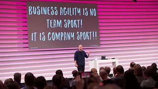 “Agility on teams isn't the same as agility in business,” says Dr. Klaus Leopold.
